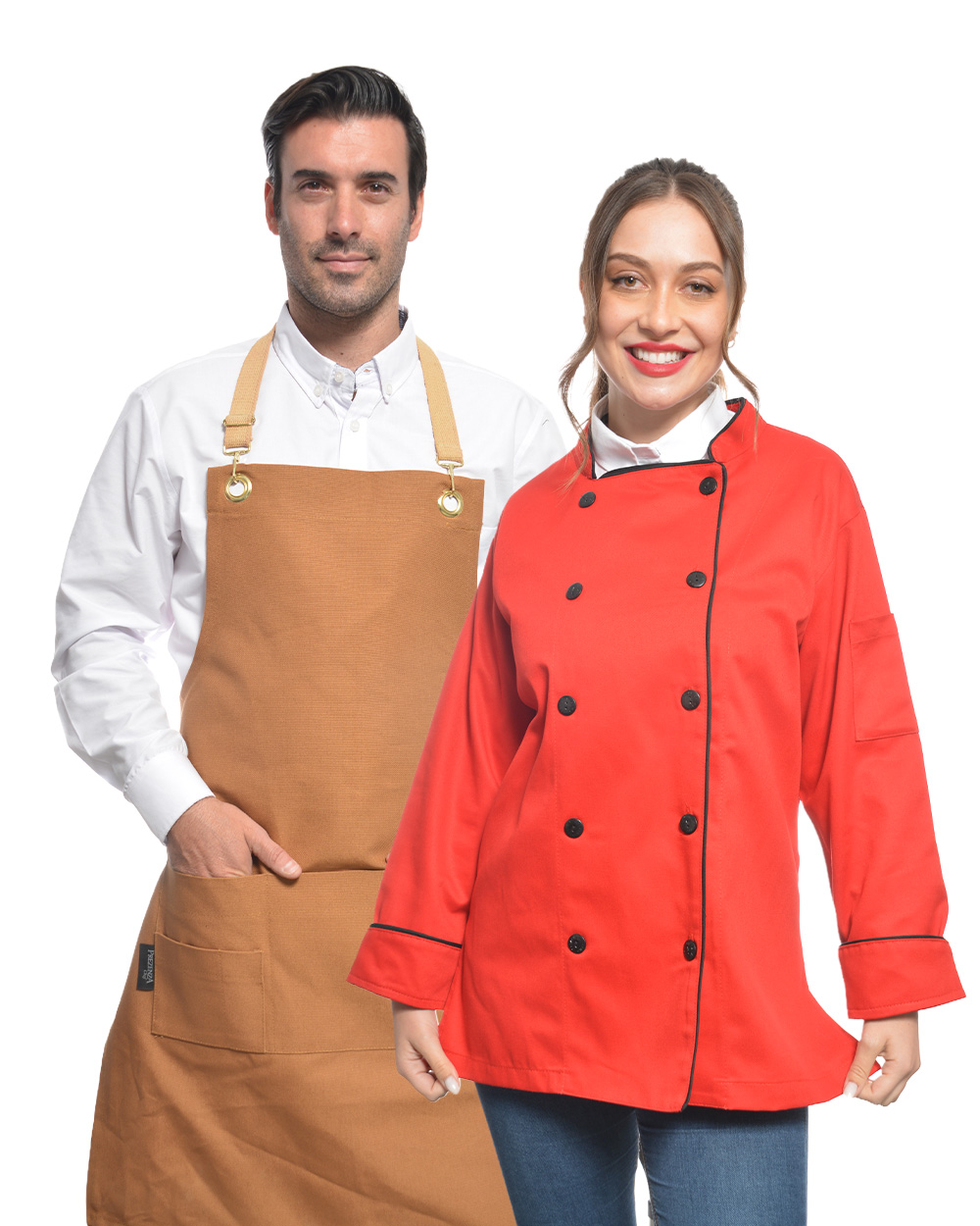 Filipinas y mandiles para uniforme de cocina